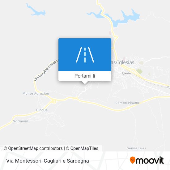 Mappa Via Montessori