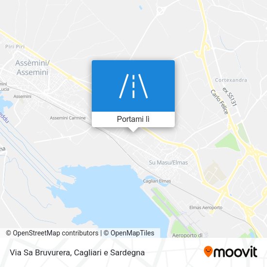 Mappa Via Sa Bruvurera