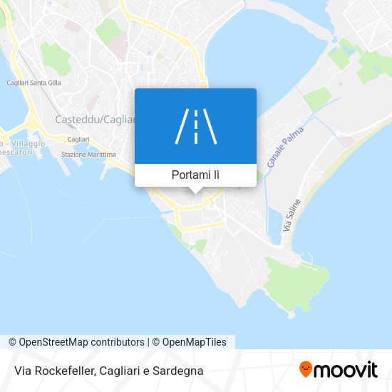 Mappa Via Rockefeller