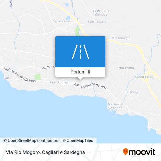 Mappa Via Rio Mogoro