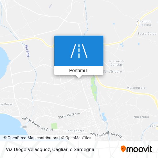 Mappa Via Diego Velasquez