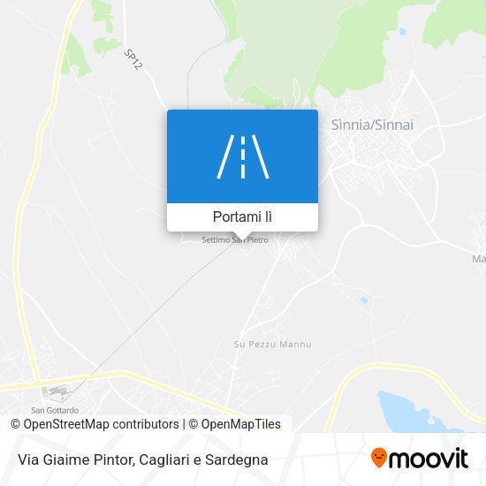 Mappa Via Giaime Pintor