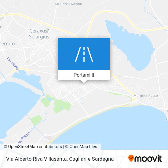 Mappa Via Alberto Riva Villasanta