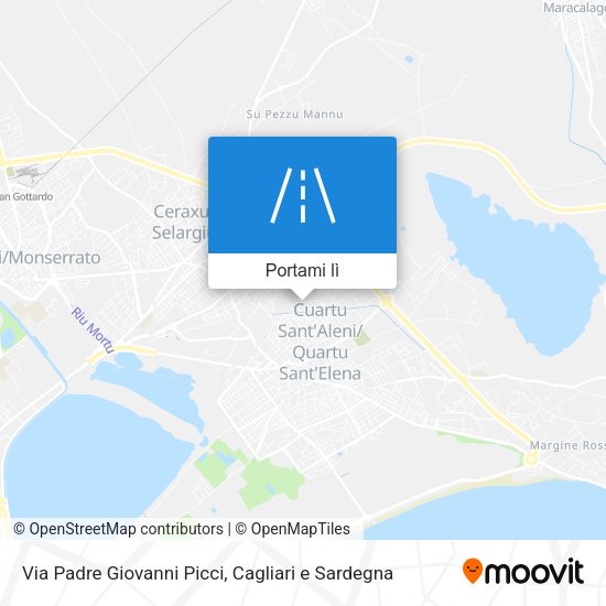 Mappa Via Padre Giovanni Picci