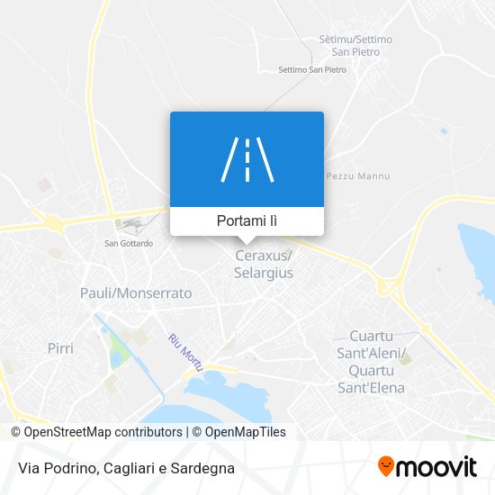 Mappa Via Podrino