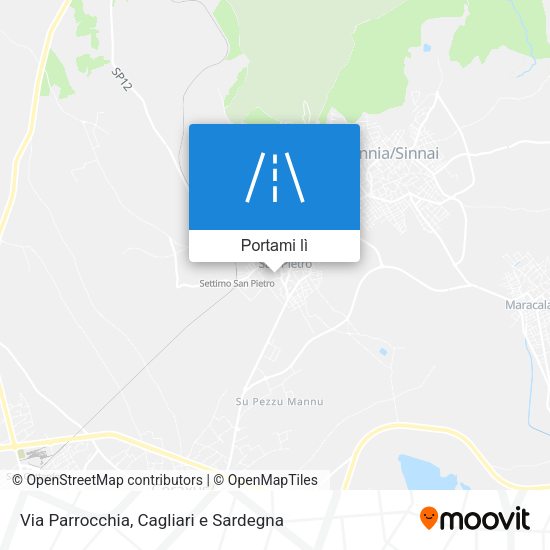 Mappa Via Parrocchia