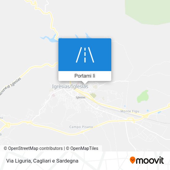 Mappa Via Liguria