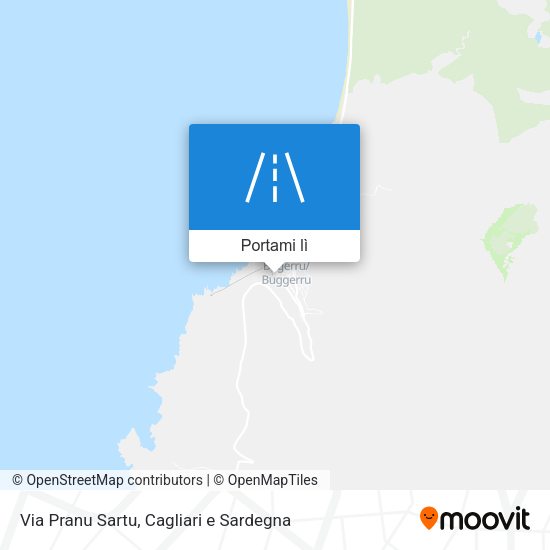 Mappa Via Pranu Sartu