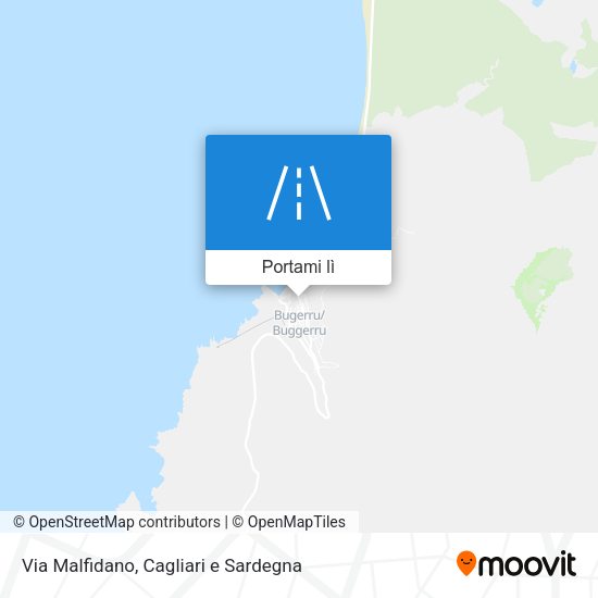Mappa Via Malfidano