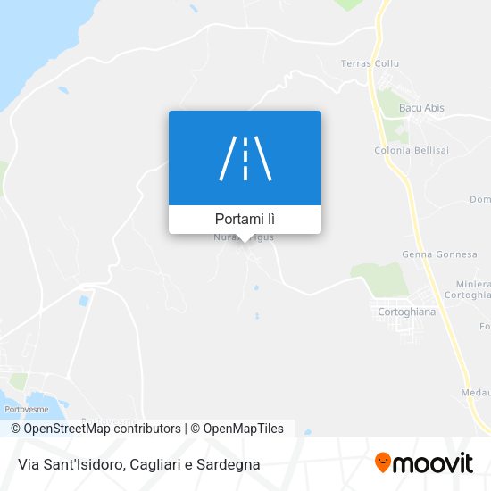 Mappa Via Sant'Isidoro