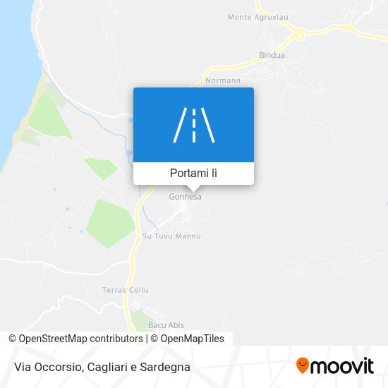 Mappa Via Occorsio