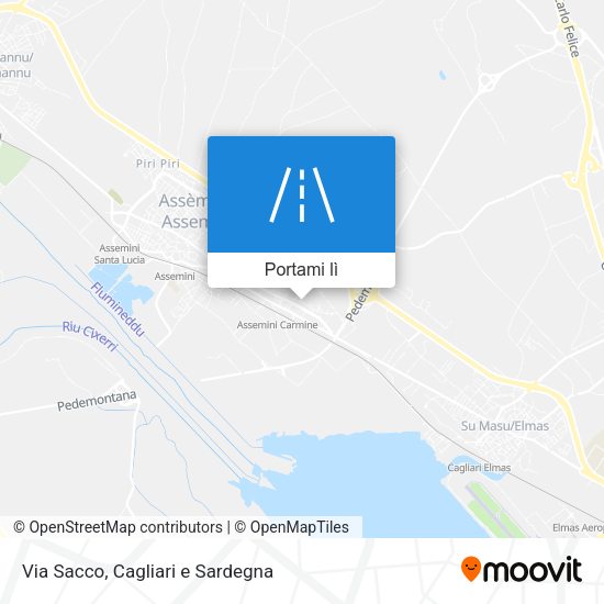 Mappa Via Sacco