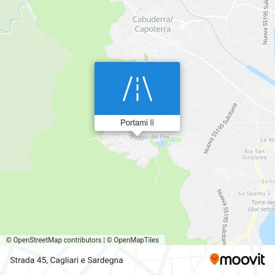 Mappa Strada 45