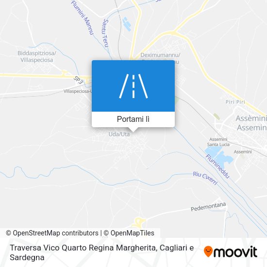 Mappa Traversa Vico Quarto Regina Margherita