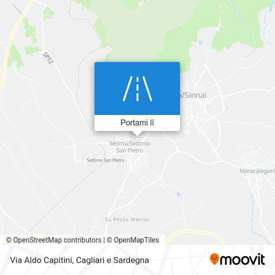 Mappa Via Aldo Capitini