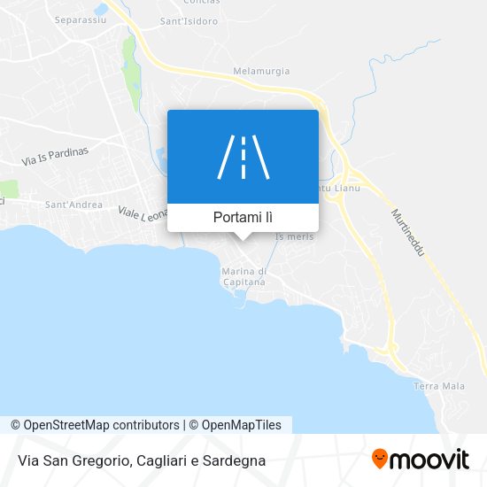 Mappa Via San Gregorio