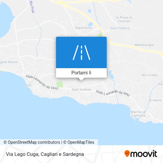 Mappa Via Lago Cuga
