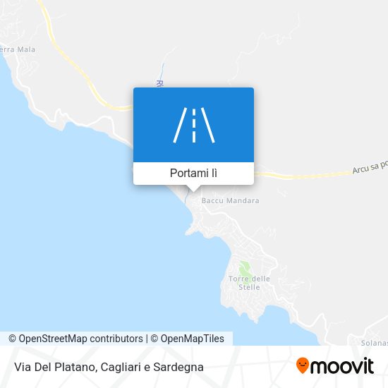 Mappa Via Del Platano