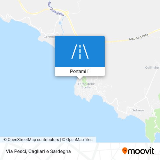 Mappa Via Pesci