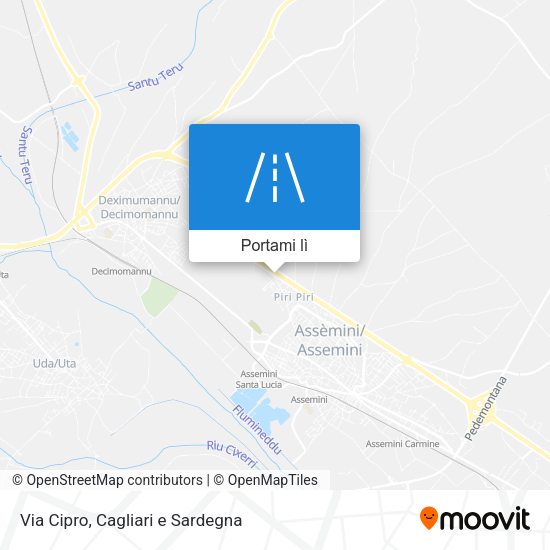 Mappa Via Cipro