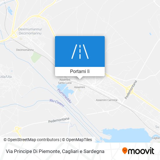 Mappa Via Principe Di Piemonte