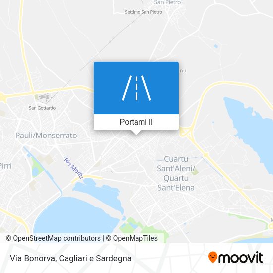 Mappa Via Bonorva