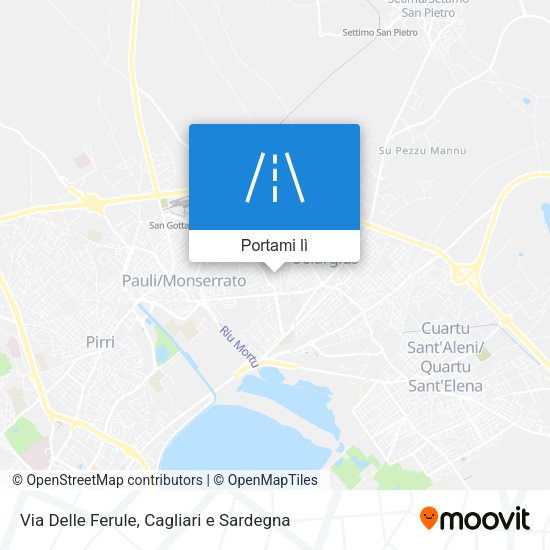 Mappa Via Delle Ferule