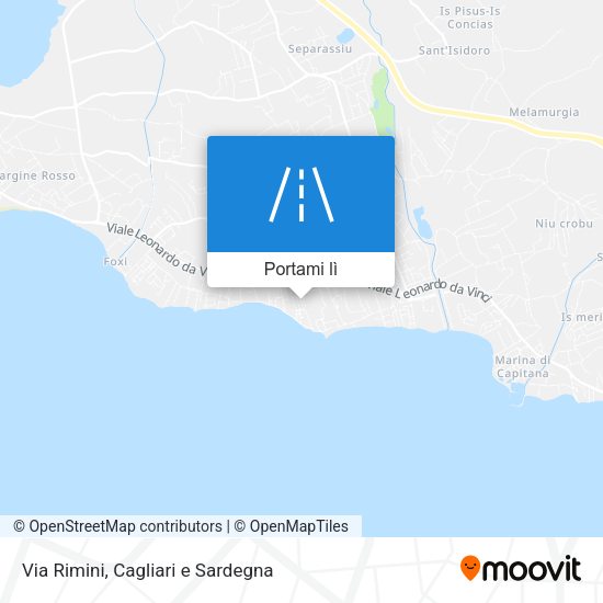 Mappa Via Rimini