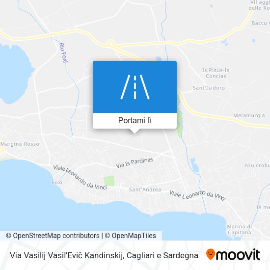 Mappa Via Vasilij Vasil'Evič Kandinskij