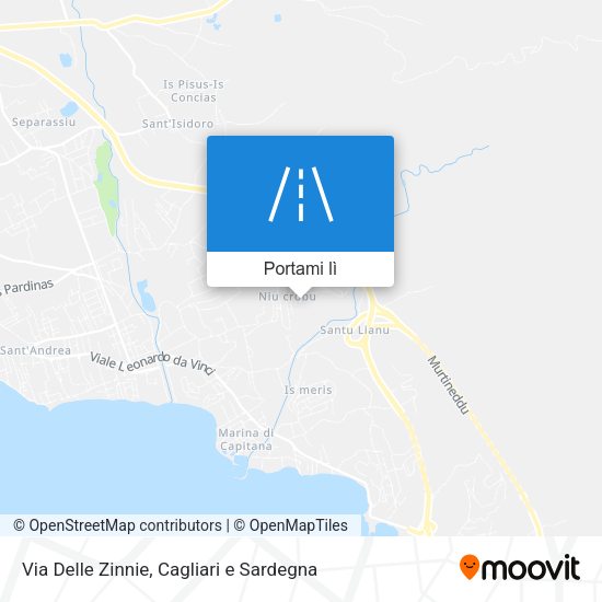 Mappa Via Delle Zinnie