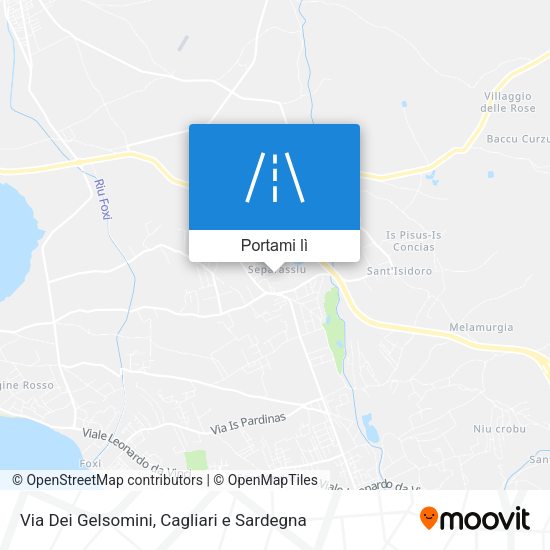Mappa Via Dei Gelsomini