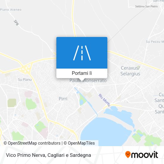 Mappa Vico Primo Nerva