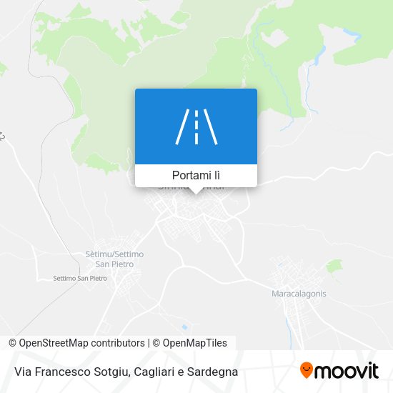 Mappa Via Francesco Sotgiu