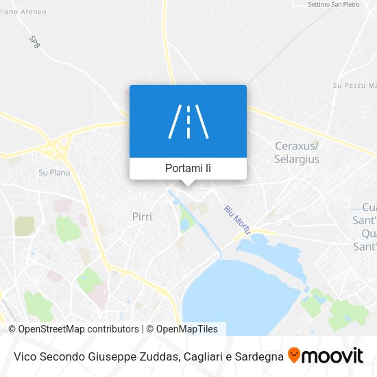Mappa Vico Secondo Giuseppe Zuddas
