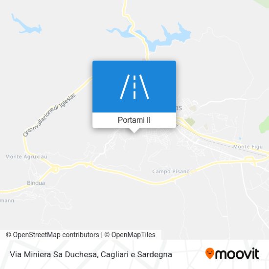 Mappa Via Miniera Sa Duchesa