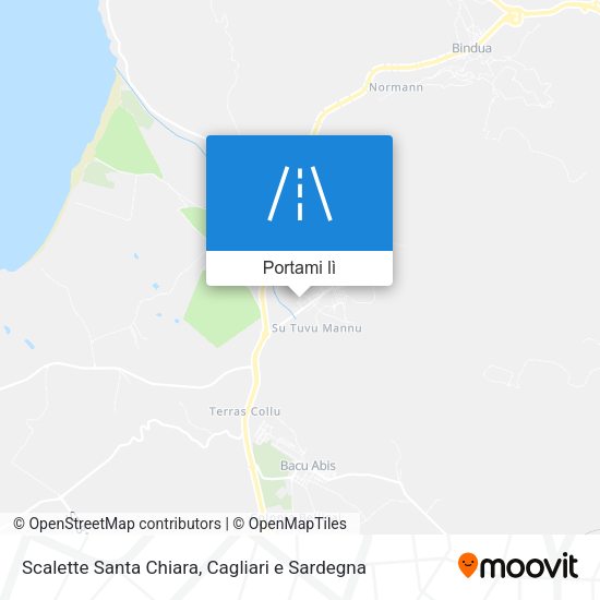 Mappa Scalette Santa Chiara