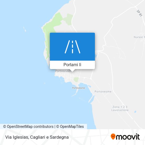 Mappa Via Iglesias
