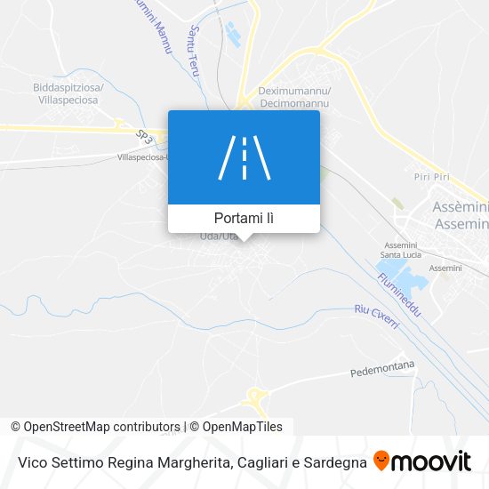 Mappa Vico Settimo Regina Margherita