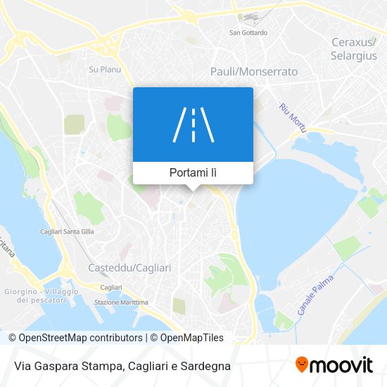 Mappa Via Gaspara Stampa