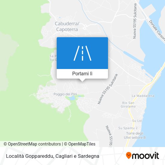 Mappa Località Goppareddu