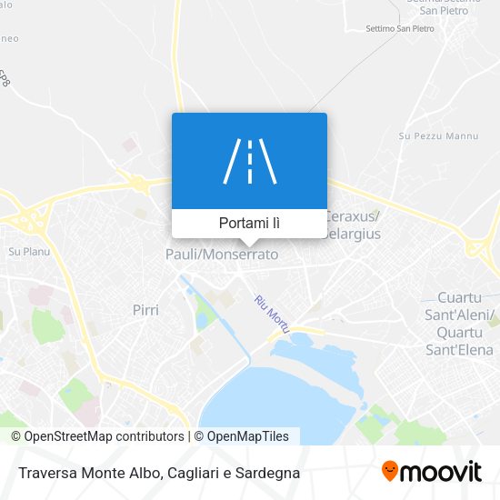 Mappa Traversa Monte Albo