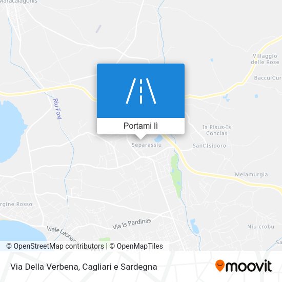 Mappa Via Della Verbena