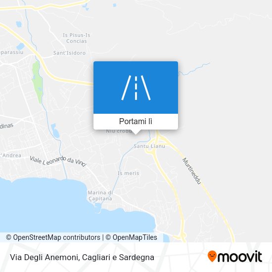 Mappa Via Degli Anemoni