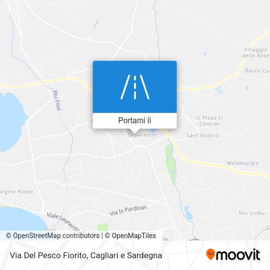Mappa Via Del Pesco Fiorito