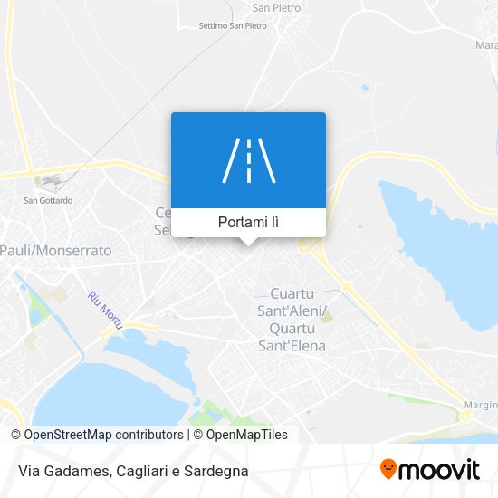 Mappa Via Gadames