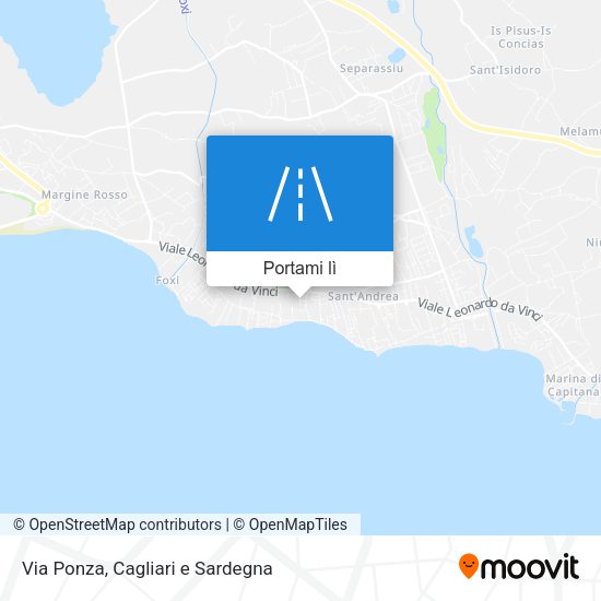 Mappa Via Ponza