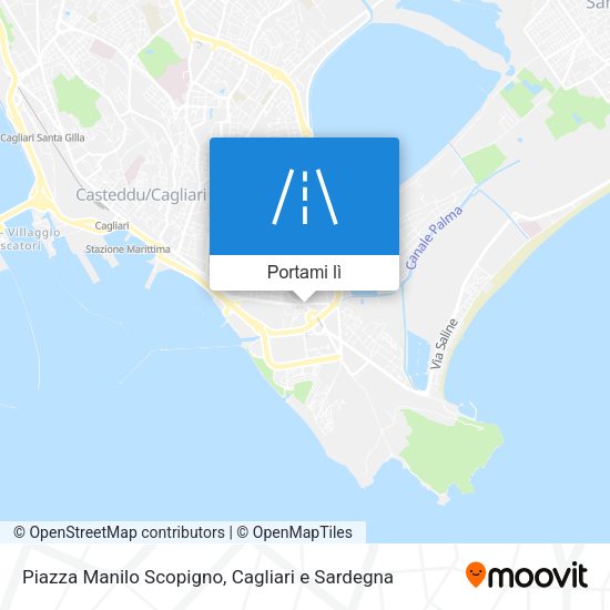 Mappa Piazza Manilo Scopigno