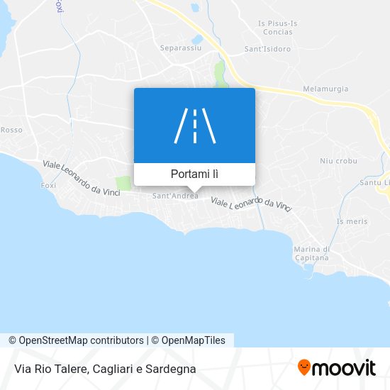 Mappa Via Rio Talere