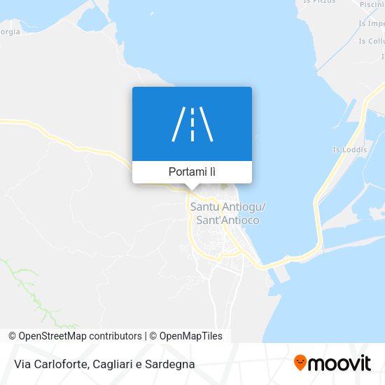 Mappa Via Carloforte