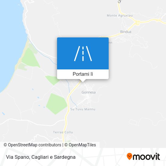 Mappa Via Spano
